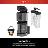 Ninja Programmable XL 14-Cup Coffee Maker PRO, 14-Cup Glass Carafe, Freshness Timer, with Permanent Filter, Black Stainless Steel, DCM201BK Ninja