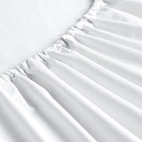FreshCulture King Fitted Sheets, Bulk Pack of 6, Deep Pocket, Soft Microfiber Bottom Sheets for Home, Salons, Hotels, King Size Fitted Sheets Only (White) FreshCulture