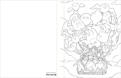 Creepy Cuties Manga Coloring Book