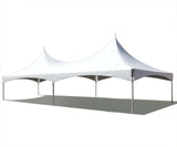 TENTANDTABLE 20-Foot by 40-Foot White High Peak Frame Style Party Tent for Weddings, Graduations, and Events TentandTable