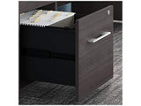 Bush Business Furniture Office 500 U Shaped Executive Desk with Drawers and Hutch, 72W, Storm Gray Bush Furniture
