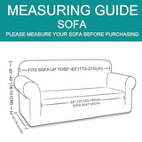 U-NICE HOME Stretch Couch Cover Sofa Cover Washable Sofa Slipcover Furniture Protector for 3 Cushion Couch Sofa Pet Friendly(Sofa, Chocolate) U-NICE HOME