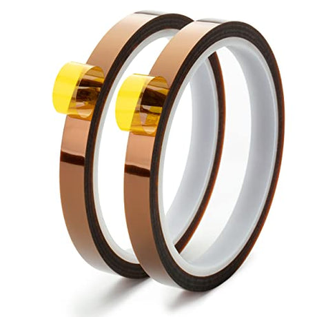 Mr. Pen- Heat Tape, 10mm x 33m(108ft), 2 Rolls, Heat Tape for Sublimation, Heat Resistant Tape, Heat Transfer Tape, High Temperature Tape, Thermal Tape, Heat Press Tape, High Heat Tape Mr. Pen