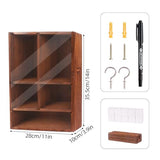 Dmnnlp Dog Memorial Shadow Box with Pen,11x4x14 Inch Pet Ashes Keepsake Wall-Mountable Display Case for Dog /Cat Loss Sympathy Gifts - Wooden Dmnnlp