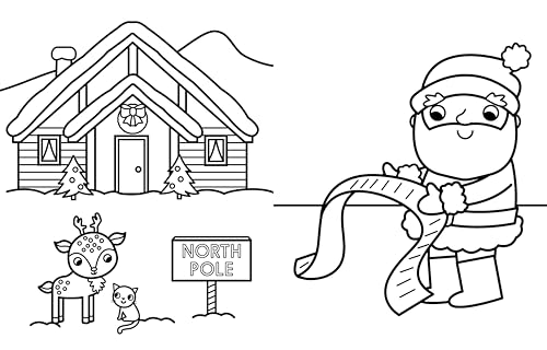 My Busy Christmas Coloring Book (My Busy Coloring) WoodArtSupply