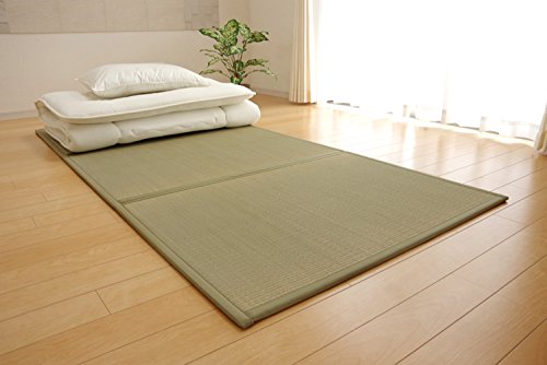 IKEHIKO Japanese Traditional Igusa (Rush grass) Tatami Mattress, Twin XL. Made in Japan イケヒコ・コーポレーション