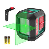 HYCHIKA Laser Level Self Leveling Green Cross Line Lasers Level Tool 50ft Measure Range for Indoor/Outdoor/Construction/DIY/Picture hanging, Battery HYCHIKA BETTER TOOLS FOR BETTER LIFE