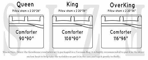 Bonlino Queen Comforter Set - Ruched Comforter Queen Size Bed Set Boho Shabby Chic Bedding for Bedroom Comforter Fluffy 3 Piece Ruffle Comforter Set with Pillow White Bedding Soft Bonlino
