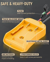 Vibit Power Wheel Adapter for Dewalt 20 V Lithium Battery, Peg-Perego Dewalt Battery Adapter with Original Wire Harness Connector, DC Power Adapter Conversion for Peg-Perego Children's Riding Toys Vibit