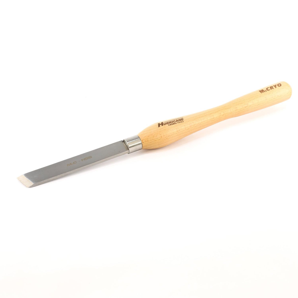 Hurricane Turning Tools, CryoCut Series, HTT-514, M2 Cryo 1" Skew Chisel for Woodturning Hurricane Turning Tools