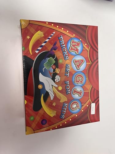 Heyzeibo Magic Kit for Kids - Magic Tricks Games Toy for Girls & Boys, Magician Pretend Play Dress Up Set with Magic Props & More Magic Tricks, Instruction Manual, for Beginners Toddlers Heyzeibo