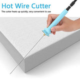 Hot Wire Foam Cutter, 30W 25cm Electric Hot Wire Cutter Foam Polystyrene Cutting Machine Hot Wire Knife Heat Cutting Engraving Pen for Creative Model Art Making, 100‑240V (US Plug) TOPINCN