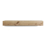Dogberry 72 in. Modern Farmhouse Unfinished Fireplace Mantel Dogberry