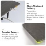 Conference Table, Folding Conference Room Tables, Modern Flip Top Seminar Training Meeting Table with Wheels, Modular Foldable Conference Tables for Home Office Classr (Gray 4 Pack 55.1inch) Ysjndasm