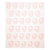 Jay Franco Sanrio Hello Kitty Feather Knit Fluffy Throw Blanket – Reversible Cozy Fuzzy Blanket 50 x 60 Inches, Soft Lightweight Kawaii Pink Bedding for Girls and Kids Jay Franco