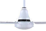 Canarm CP48DW11N 48-Inch Industrial DC Ceiling Fan, High-Performance, Weatherproof, White, Downrod Mount, Energy-Efficient for Indoor & Outdoor Use Canarm