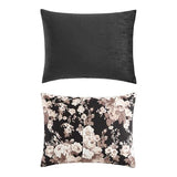 Betsey Johnson - Comforter Set, Luxuriously Soft Bedding with Matching Shams, Chic Bedding Set, Oeko-Tex Certified (Velvet Solid Black, Full/Queen) Betsey Johnson