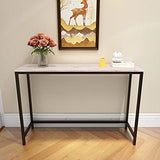 HOMERECOMMEND Console Table for Entryway Narrow Sofa Tables Entryway Table Rustic Narrow Entrance Console Tables Front Door Console Table Accent Table for Living Room Corridor Hallway White Oak HOMERECOMMEND
