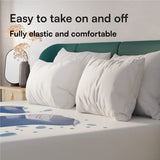 Niagara Waterproof Mattress Protector King 78x80 Cover Deep Pocket Breathable Noiseless 8-20Inches Bed Smooth Jersey Mattress Pad Cover Fully Ultra Thin Microfiber Niagara Sleep Solution