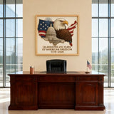 Flag of The United States of America, DIY Diamond Painting Kit Celebrating 250 Years of American Independence 1776-2026 Diamond Art Kits (red) WoodArtSupply