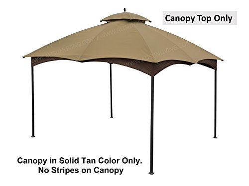 ALISUN Replacement Canopy Top for Massillon 10' x 12' Gazebo Model #L-GZ933PST ALISUN