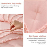 ENJOHOS Pink Full Comforter Set for College Girls - Full Size Boho Tufted Rainbow Comforter, 3 Pieces Rainbow Bedding for All Season, Lightweight Soft Microfiber Comforter with 2 Pillowcase ENJOHOS