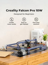Creality 72000mW Output Power Laser Engraver, Falcon Pro 10W with Air Assist Laser Engraving Machine, CNC Machine Laser Engraver for Wood and Metal, Paper, Acrylic, Leather Creality