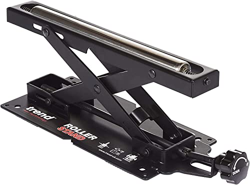 Trend Adjustable Miter Saw Roller Stand, 140 lbs Capacity and Height Adjustment from 2 inches to 6.3 inches, R/STAND/A TREND