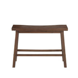 Boraam Sonoma Counter Height Backless Dining Room Bench - Chestnut Wire-Brush Finish Boraam