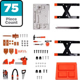 Black+Decker Kids Workbench - Power Tools Workshop - Build Your Own Toy Tool Box – 75 Realistic Toy Tools and Accessories [Amazon Exclusive] BLACK+DECKER