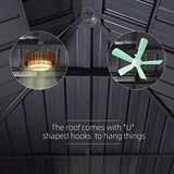 PURPLE LEAF 10' X 14' Permanent Hardtop Gazebo Aluminum Gazebo with Galvanized Steel Double Roof for Patio Lawn and Garden, Curtains and Netting Included, Grey PURPLE LEAF