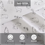 Eddie Bauer Home | Percale Collection Sheet Set-100% Cotton, Crisp & Cool, Lightweight & Moisture-Wicking Bedding, Queen, Animal Tracks Eddie Bauer