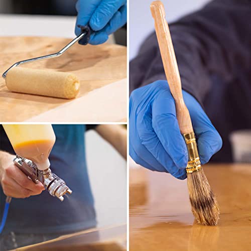 TotalBoat-486490 Lust Marine Varnish, High Gloss and Matte Finish for Wood, Boats, Outdoor Furniture (High Gloss, Gallon) TotalBoat