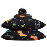 Yibeizi Dinosaur Space Twin Sheets Set for Boys, Kids Cute Planet Printed Microfiber Bedsheets Deep Pocket Bed Sheet & Pillowcase Sets 3 Pieces Yibeizi