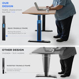 ZTTEN Dual Motor Electric Standing Desk Frame - 300 lbs Heavy Duty, 3 Memory Height Presets - Sit Stand Desk Frame, Computer Height Adjustable Desk Legs & Base for 43.3"–63" Desktop, Black Frame Only ZTTEN