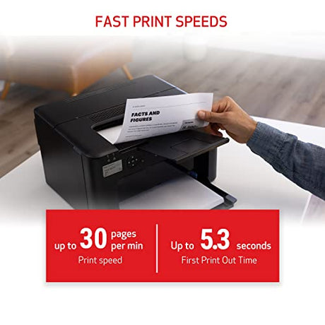 Canon imageCLASS LBP122dw - Monochrome Duplex Wireless Laser Printer, Single Function, Home Office, Mobile Ready, 30 PPM, Black Canon
