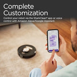 Shark RV2820AE Detect Pro Self-Empty Robot Vacuum with Bagless, 60-day Capacity HEPA Base, 3 Detect & React Technologies, Auto Deep-Clean on Carpets and Hardfloors, NeverStuck Tech, Wi-Fi Black/Bronze Shark