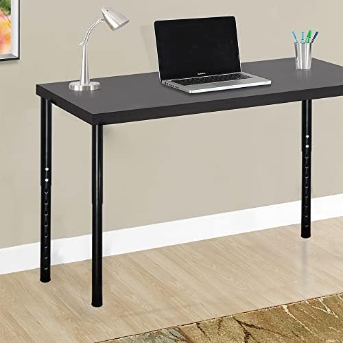 QLLY Adjustable Metal Table Leg, 24-40 inch, 60-100cm, Home Office DIY Desk Leg, Furniture Leg Set (4, Black) QLLY