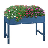 KETOYARK Raised Garden Planting Bed with Legs,HDPE Elevated Planter Box Rot-Resistant and Non-Cracking for Herb Vegetable Flower with Drainage Hole Outdoors/Indoors Planter Raised Beds,Navy KETOYARK