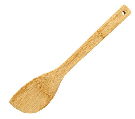 HipGirl Wooden/Bamboo Kitchen Utensils Set & Kitchen Gadgets, Kitchen Essentials Cooking Utensils, Spatulas, Spoons and Crepe Spreader (3pc Set-Spoon, Flat and Pointed Spatula) HipGirl