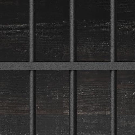 HOOBRO 71" Dog Crate Furniture for 2 Large Dogs, Heavy Duty Indoor Kennel with Removable Divider & Name Tags, TV Stand Cage Furniture for Medium & Large Dogs, Charcoal Gray & Black BC84GW03 HOOBRO