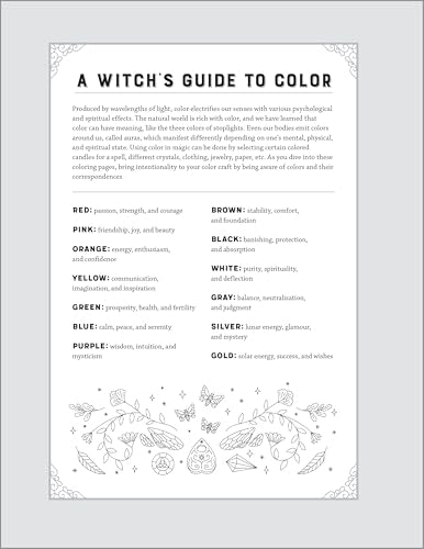 Witchcraft Coloring Book for Adults: Nourish the Spirit and Channel Creative Energy WoodArtSupply
