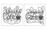 Cozy Spring: Cute Coloring Book for Adults & Teens with Easy and Bold Spring Inspired Designs (Bold and Easy Coloring Books) WoodArtSupply