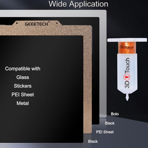 Geeetech Upgrade BL- Touch V3.2 Auto Bed Leveling Sensor with 4 Brackets for All Ender 3 Series, Ender 5, Ender 5 Pro, Ender 5s, CR10, CR10 V3 Printer. BL - Touch Kit for 8 or 32 Bit Motherboard Geeetech