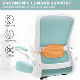 Mimoglad Office Chair, High Back Ergonomic Desk Chair with Adjustable Lumbar Support and Headrest, Swivel Task Chair with flip-up Armrests for Guitar Playing, 5 Years Warranty Mimoglad