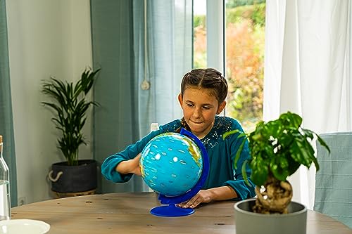 Ravensburger Children's World Globe 180 Piece 3D Jigsaw Puzzle | Easy Click Technology | Displayable Art | Perfect for Kids and Adults | 10.5 in Diameter Ravensburger