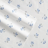 Stone Cottage - Full Sheets, Cotton Percale Bedding Set, Crisp & Cool Ideal Bedding Set (Blue Sketchy Ditsy, Full) Stone Cottage