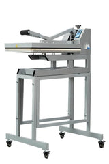 VISRACK 16x24 Manual Heat Press Machine - 2000W 110V High-Pressure Clamshell with Infrared Positioning, Fast Heating, Digital Control for T-Shirt Sublimation & Heat Transfer, Grey VISRACK