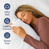 Cot Sheet Set 25” x 75” – Easy-Fit Cot Size Mattress Sheets – Ideal for Narrow Twin, Camper Bunk, RVs, Twin Bunks, Day Care and Camping Cots - Cot Size Fitted Sheet fits 6” to 10” Mattresses – White CGK Unlimited
