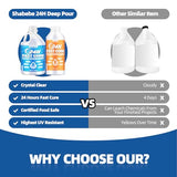 24H Deep Pour Epoxy Resin 0.75 Gallon, Fast Cure Casting Resin Kit for 1-2" Depths, Bubble Free & High-Gloss Food Safe Resin Epoxy, Heat Resistant for Charcuterie Board, Serving Trays & Resin Coasters Shabebe